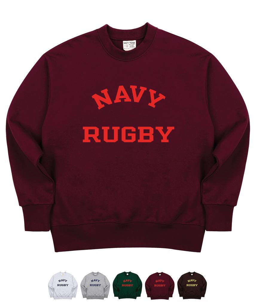 NAVYTEAM V2.Ntv-Navy Rugby Sweat Shirt (A Type)