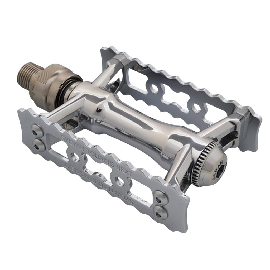 Велосипедная педаль Mikashima SYLVAN TOURING NEXT Ezy Superior Silver (МКС)