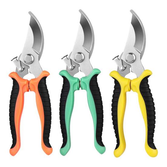 Садовые секаторы из нержавеющей стали Садовые ножницы Ножницы для обрезки веток деревьев Острые ножницы для обрезки стеблей цветочной изгороди