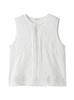 FRAY Cutwork Sleeveless Blouse FWFB252112 Free Size I.D. Women's White,