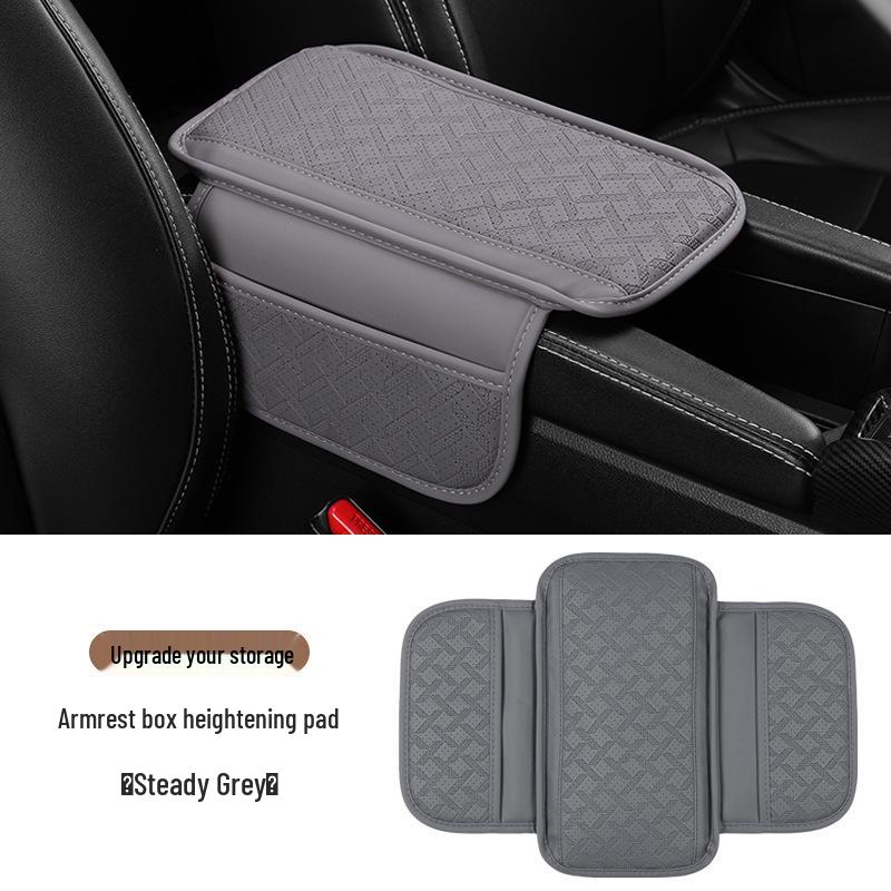 Universal Car Armrest Pad: Heightening & Storage Solution for Central Elbow Rest
