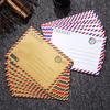 8pcs/set Kraft Paper Envelope Large Postcard Storage Stationery Vintage Envelope For Student School Office Gift 2 Colors