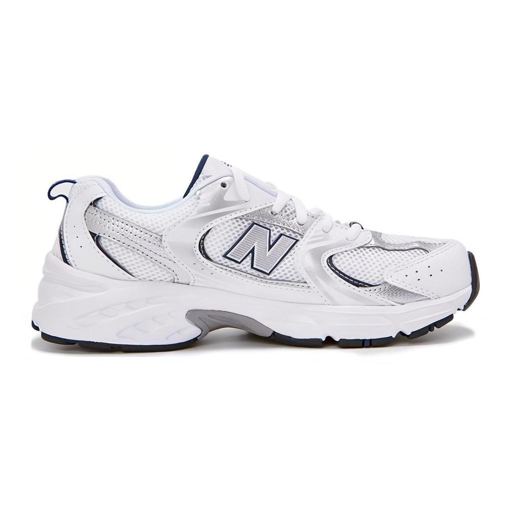 New Balance 530 Big Kid White Natural Indigo Kids Sneakers Silver-Metallic GR530SB1