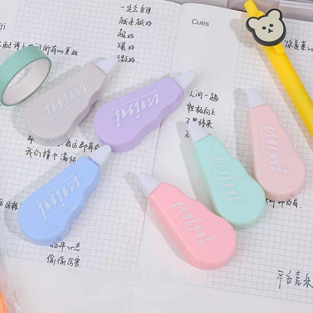 6Pcs/Set Alter Modification Tape Not Easily Broken White Out Corrector Too Student Stationery