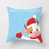 Cartoon Christmas Throw Pillow Set Santa Claus Sofa Gift Home Decor Pillowcase Christmas Gift Pillowcase