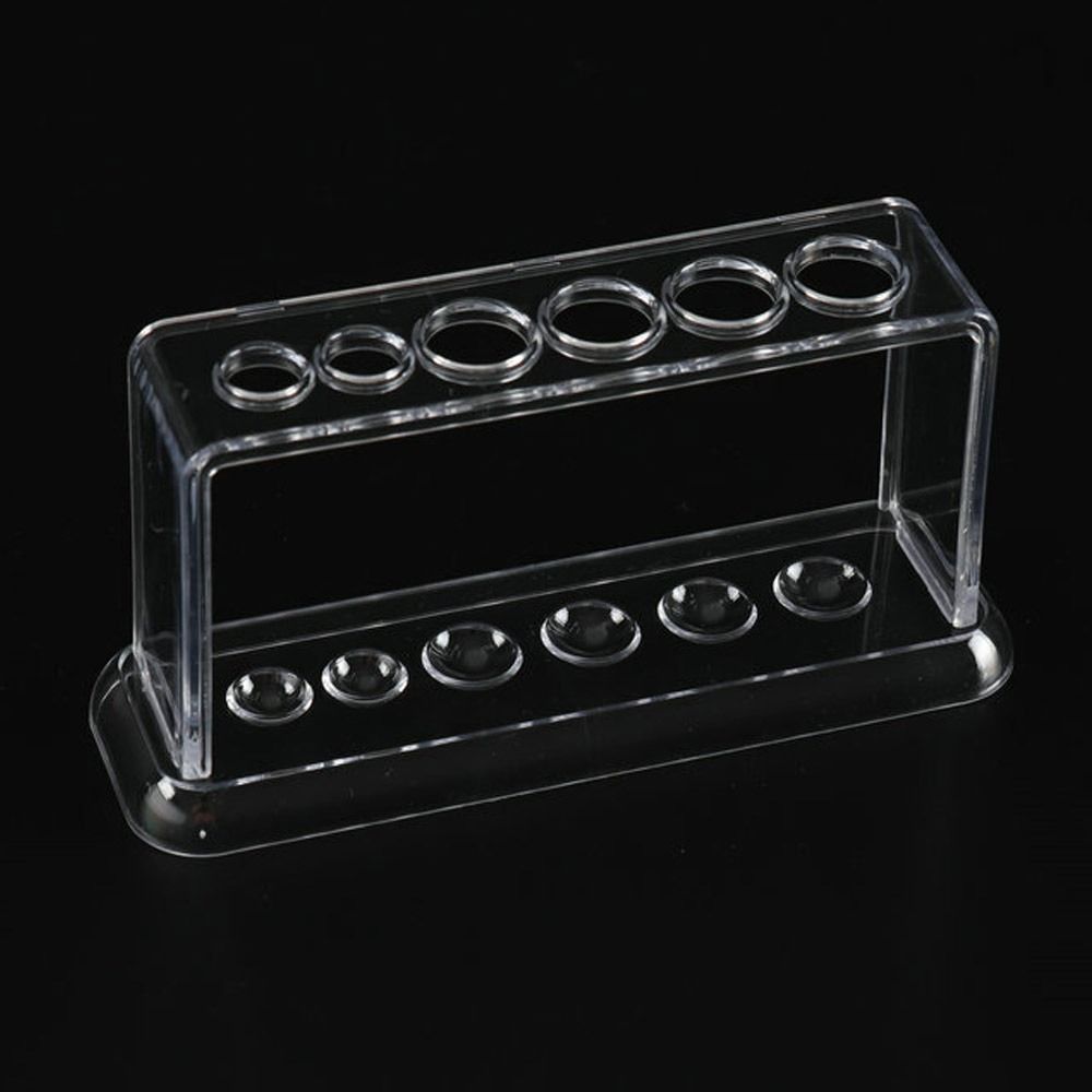 Plastic Test Tube Rack Clear Test Tube Stand Durable Burette Support