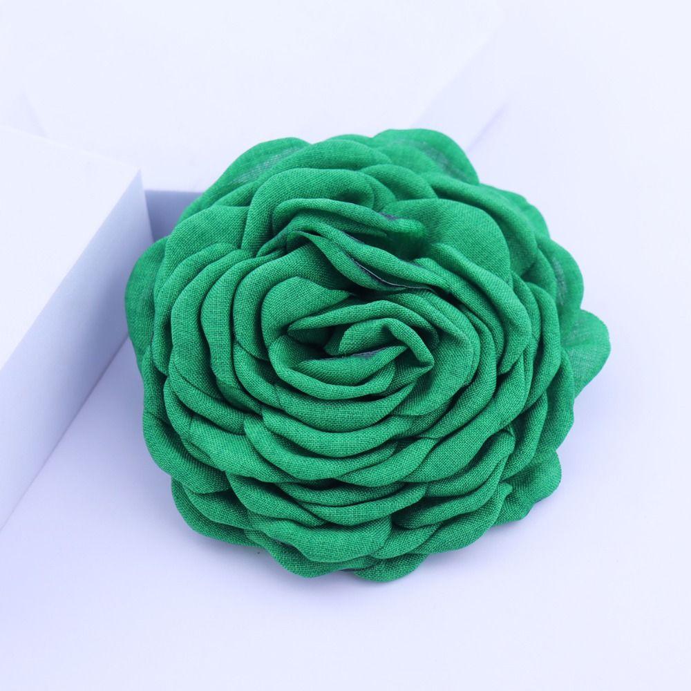 9CM Camellia Brooch Large Flower Badge Handmade Clothing Accessory Dress Accessories