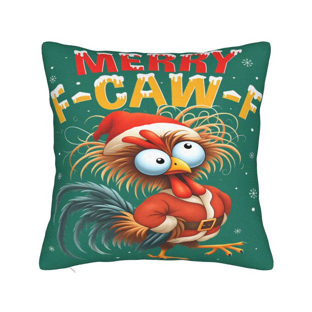 Chicken F-CAW-F  Pillowcases  Vintage Pillow Case For Sofa Car Home Decor Comfy Pillow Cover