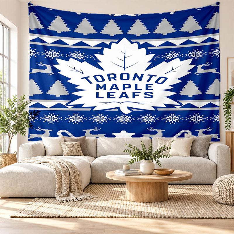 Toronto Maple Leafs Wall Tapestry, Soft Fabric Wall Hanging, Decorative Backdrop For Bedroom Home Wall Art