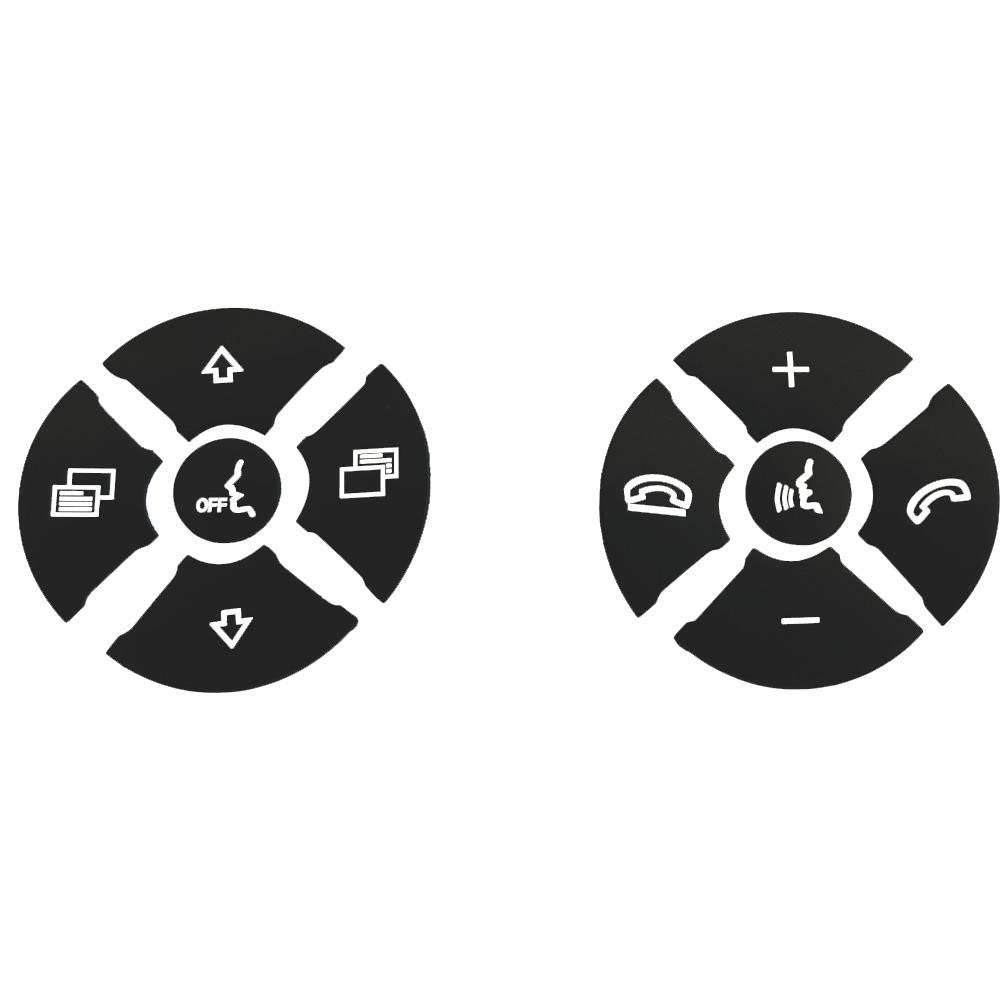 Black Car Steering Wheel Model Button Sticker Cover For Mercedes Benz R 2009-2017/ ML GL 2010-2011/ CLS 2008-2009 /SLK
