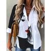 Women's Spring Fashion Casual Street Button Shirt Elegant and Comfortable Long Sleeve Loose Blouse Top Office Lady Clothing