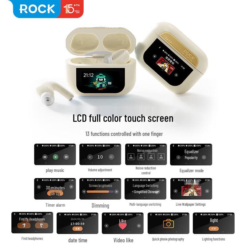 ROCK Doraemon Умные Наушники Bluetooth с ANC