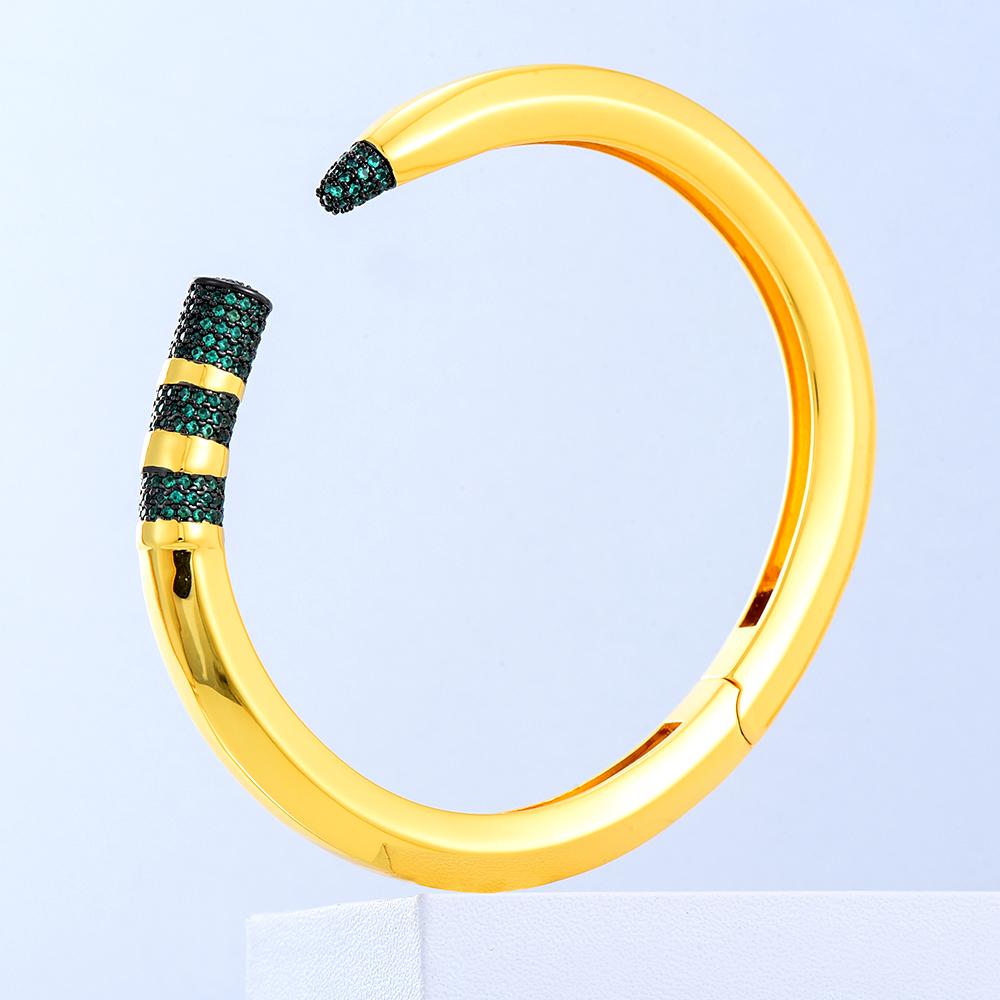 GODKI Trendy Pencil Designs Bangle Cuff For Women Wedding Full Cubic Zircon Crystal CZ Dubai Silver Color Party Bracelet 2026