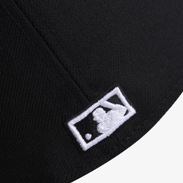 New Era Cooperstown Chicago White Sox Мягкая кепка-fitted из бакрама Черная 15206385