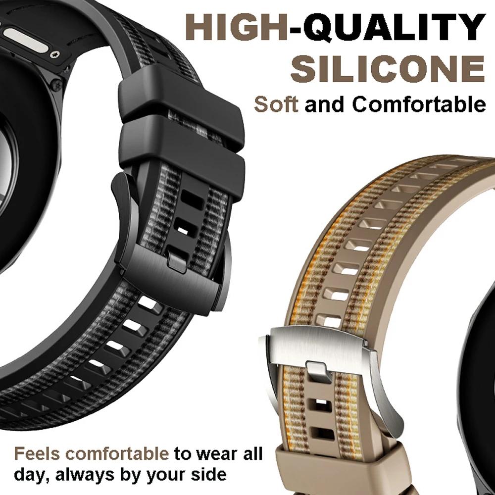 Силиконовый нейлоновый ремешок для Huawei Watch GT6 Pro 46 мм Официальная сменная лента с быстрым креплением для аксессуаров ремешка Huawei Smart Watch GT 6 Pro