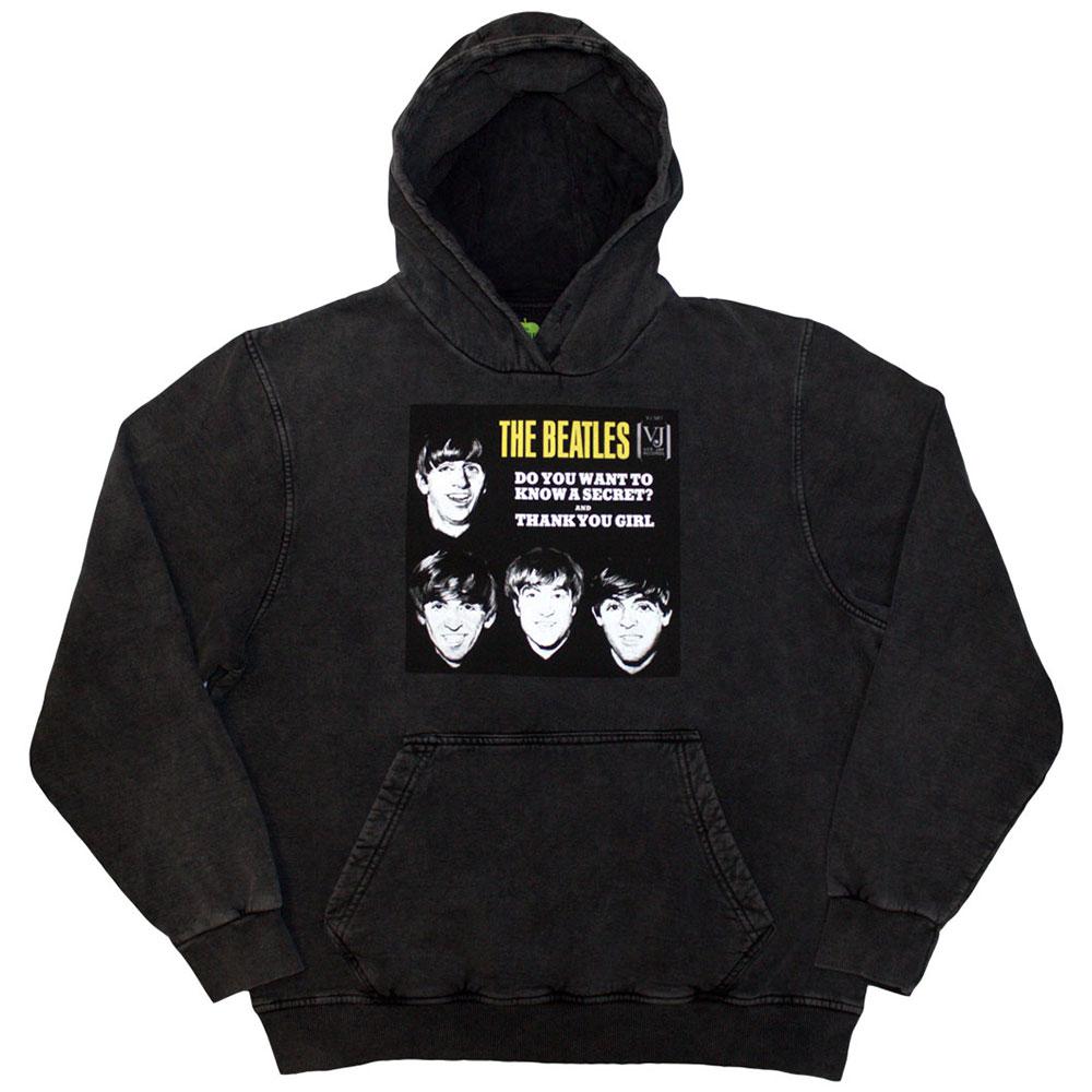 The Beatles Унисекс для взрослых VJ Secret Sleeve Stone Wash Pull Over Hoodie