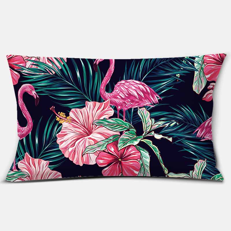 Модное растение Фламинго украшение дома автомобильный диван наволочка 30 см * 50 см