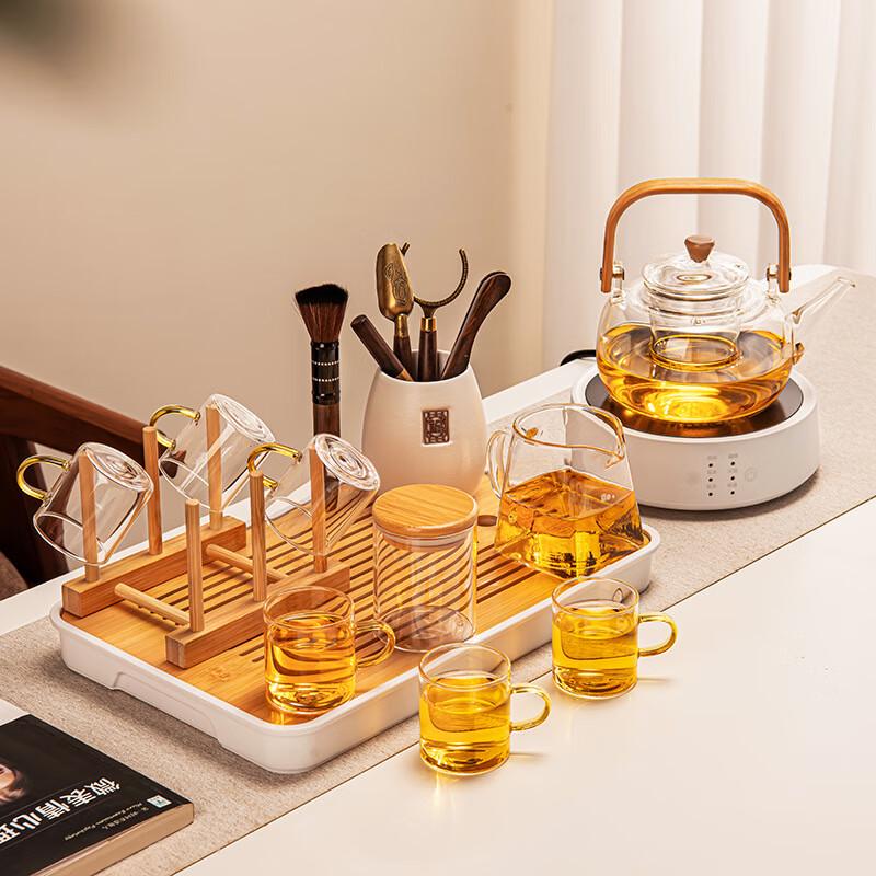 Qixuanyuan New Chinese Style Electric Ceramic Stove Tea Set