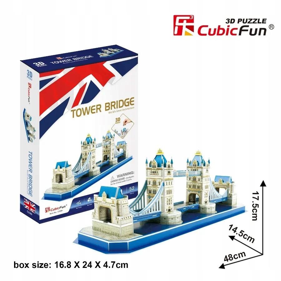 Cubic fun puzzle 3d tower bridge 52 elementy - c238h
