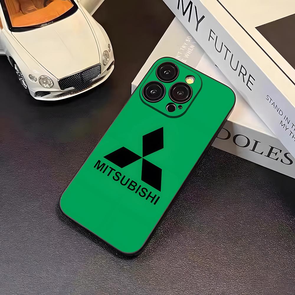Чехол для телефона Luxury Car M-mitsubishis для 16 Pro Max Iphone 17 Pro Max 14 15 Plus 12 13 11 Pro Xr X Xs SE Задняя крышка