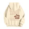 Women's Fashion Long Sleeve Sweatshirt Letter Printed Hooded Drawstring Pullover Oversized Pocket Sweatshirt Top