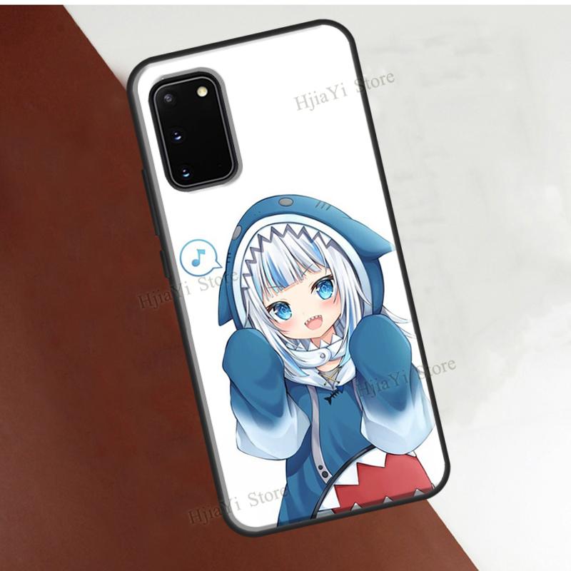 Чехол для телефона Gawr Gura Hololive Anime для Samsung Galaxy S21 S22 Note 20 Ultra S8 S9 S10 Note 10 Plus S20 FE