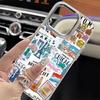 Travel City Phone Case For Iphone 17 15 16 14 Plus 13 Pro Max 12 11 17E 16E 17Air Funda Coque Anti-Slip Phone Cover