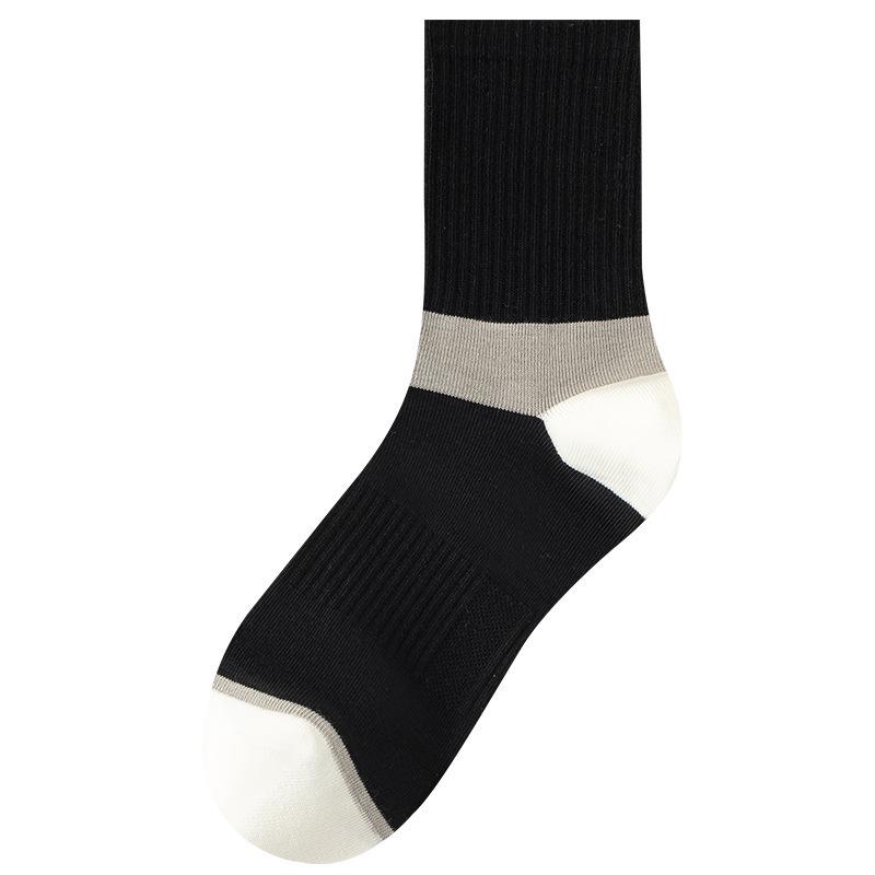 Мужские утолщенные носки средней длины с дезодорантом — дышащие, впитывающие пот, модные зимние спортивные носки
