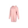 Классическое платье с капюшоном и длинными рукавами Женское платье Розовое 599165-14