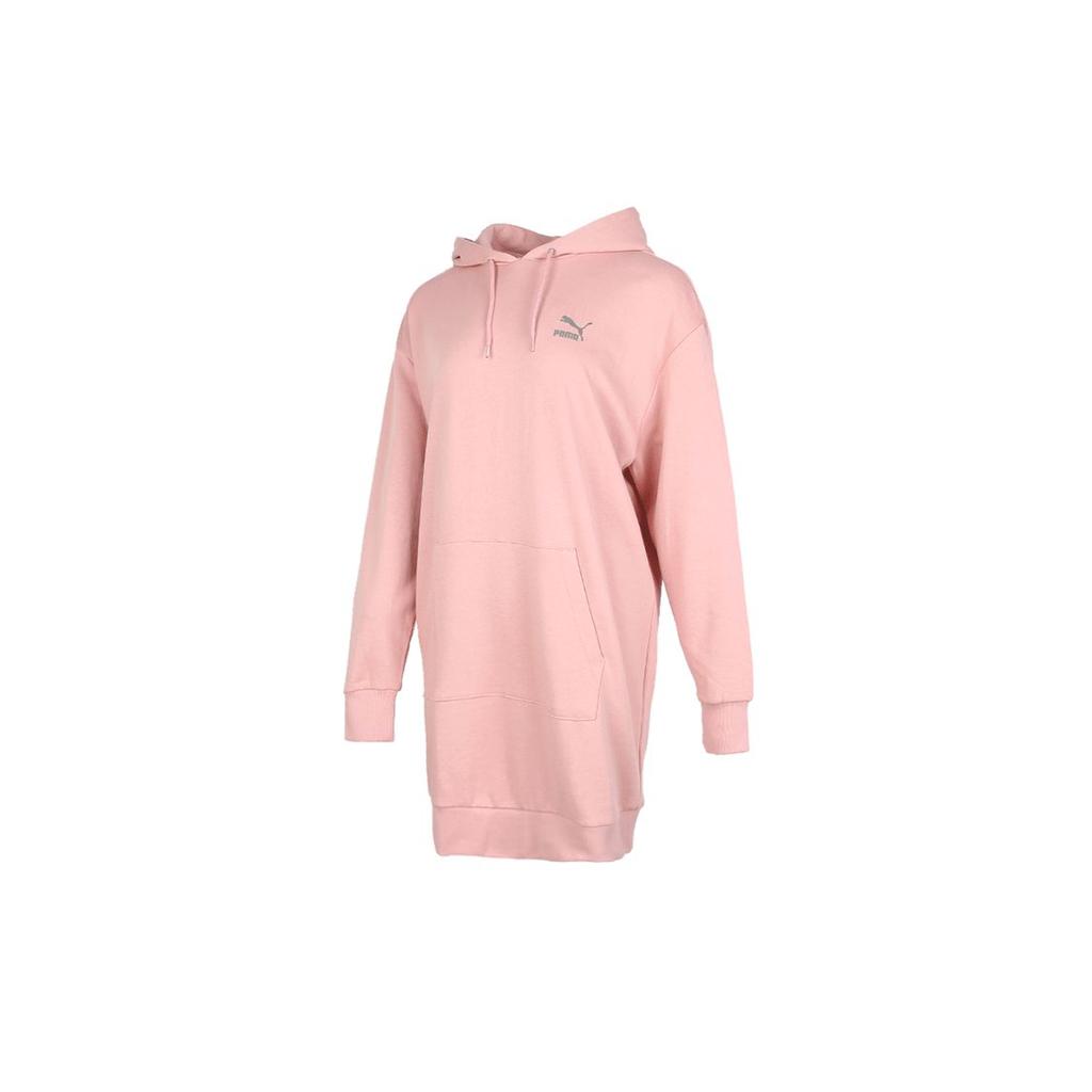 Puma Классическое платье с капюшоном и длинными рукавами Женское платье Розовое 599165-14