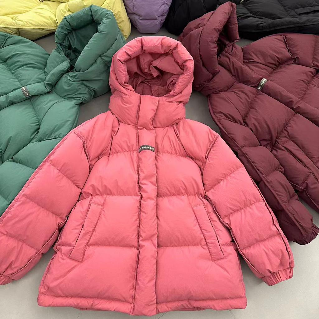 Зимняя детская куртка на утином пуху с капюшоном, пальто для девочек, водонепроницаемая теплая стеганая одежда, верхняя одежда для мальчиков
