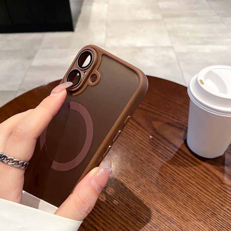 Yadun magnetic mobile phone case for Apple 16PROMAX new 15 protective cover 11 lens film 12/13/14