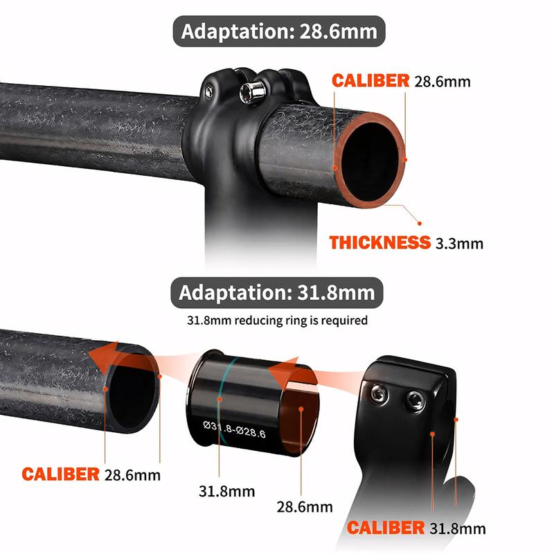 TOSEEK 26 27.5 29 Carbon Fiber Bicycle Fork,Tapered Tube Disc Brake Front Fork for Bicycle,MTB Rigid Fork,Mountain Bike Fork