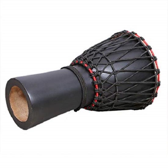 Джембе 25,4 см Диаметр 50,8 см Высота Деревянный барабан Джембе - Черный (25,4 см 50,8 см