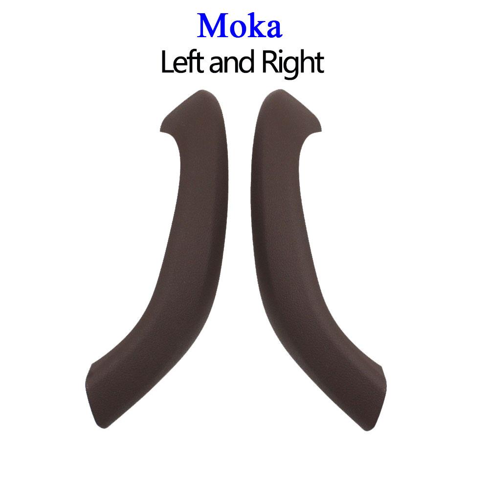 LHD RHD Внутренняя дверь автомобиля Черный Бежевый Карбон Левая и правая ручка Наружная крышка Замена накладки для BMW X1 X2 F48 F49