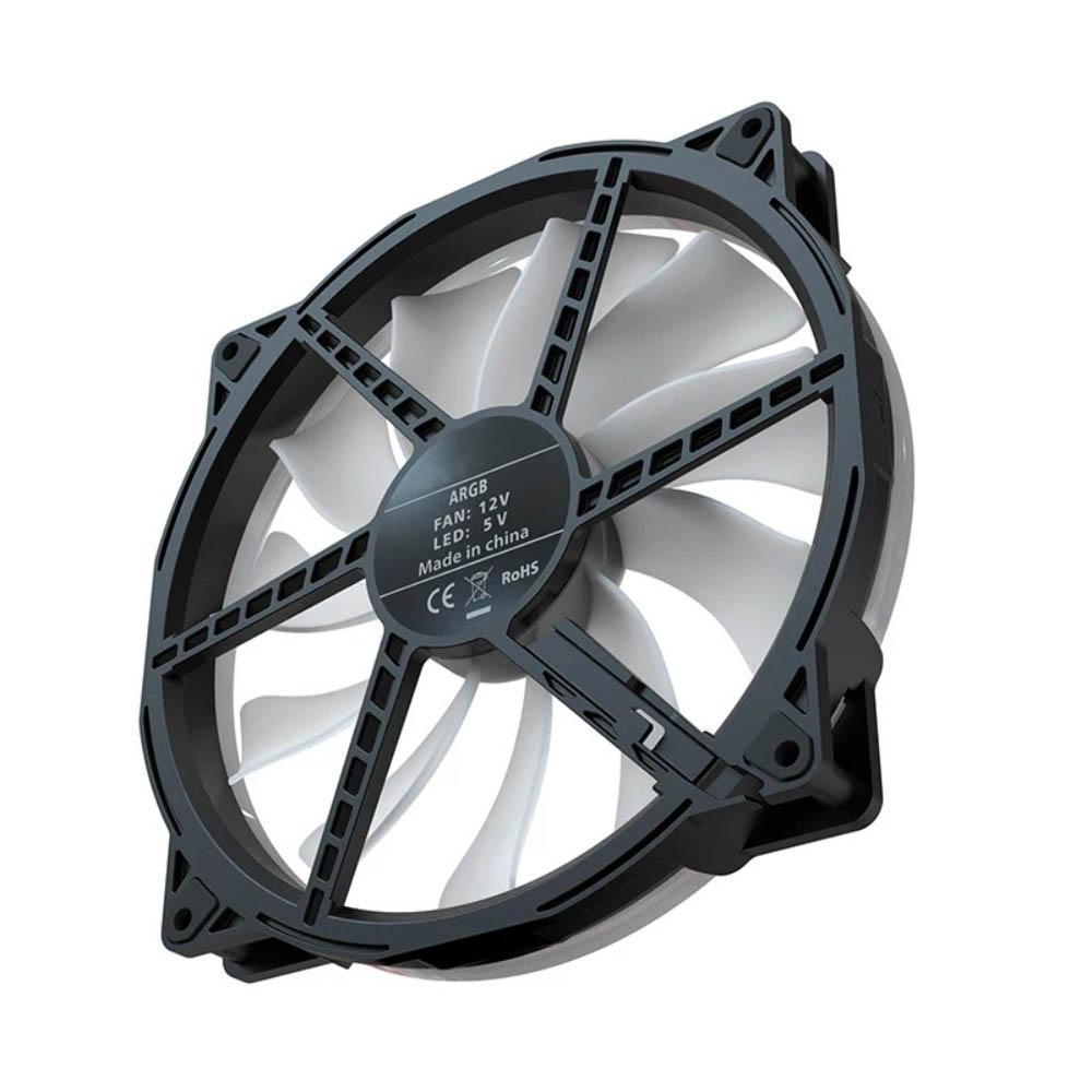 200mm Addressable RGB Case Fan High Airflow Low Noise 11 Blade Hydraulic Bearing 12V PWM 4PIN 5V 3PIN Cooling Fan For Desktop PC Gaming Chassis