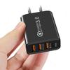 Мобильное зарядное устройство: Многопортовый дорожный адаптер 2A, 3 USB + PD Type-C