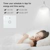 Tuya Moes Умный настенный сенсорный выключатель света со стеклянной панелью WiFi 1/2/3/4 клавиши Радиоуправляемый беспроводной Мульти-управление Совместим с AlexaGoogle Home