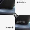 3D Aluminum alloy Car Speaker Audio Sticker Badge Emblem Decoraiton Accessories For Mercedes Benz AMG W108 W124 W126 W140 W168 w1