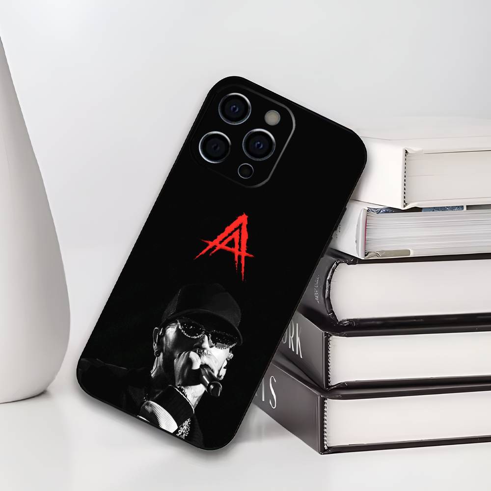 Чехол для телефона A-Anuel AA Rapper для iPhone 17,16,15,14,13,12,11 Plus,Pro Max,XS,Мягкий силиконовый черный чехол