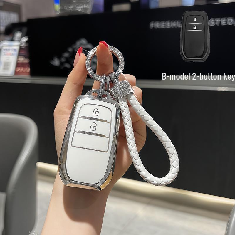 Чехол для ключа Toyota для Camry, Levin, Corolla, Highlander, Venza - Защитный чехол для двойного двигателя