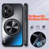For Huawei Honor 400 Pro Case Hard Matte With Ring Stand Magnetic Protective Back Cover Case For Honor 400 Lite 400Pro Phone Shell