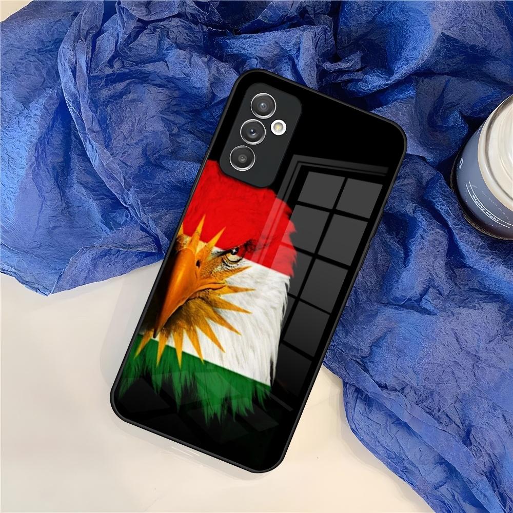 Чехол для телефона Флаг Курдистана для Samsung S25 S24 S30 S21 S23 S20 S22 Fe S10 E S9 Note 20 Pro Ultra Plus стеклянный Чехол