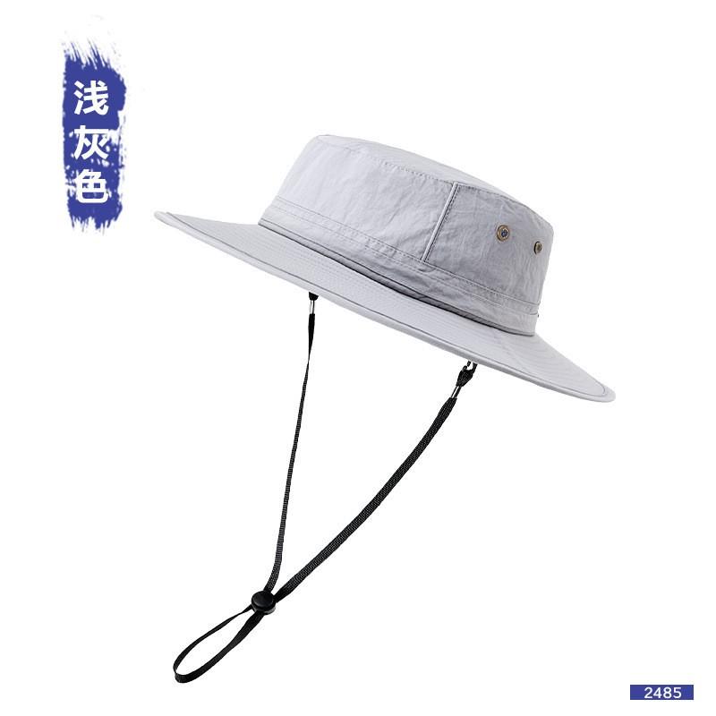 Lightweight Breathable Fishing Hat Men Women Sun Protection Wide Brim Outdoor Hiking Cap UV Resistant Quick Dry