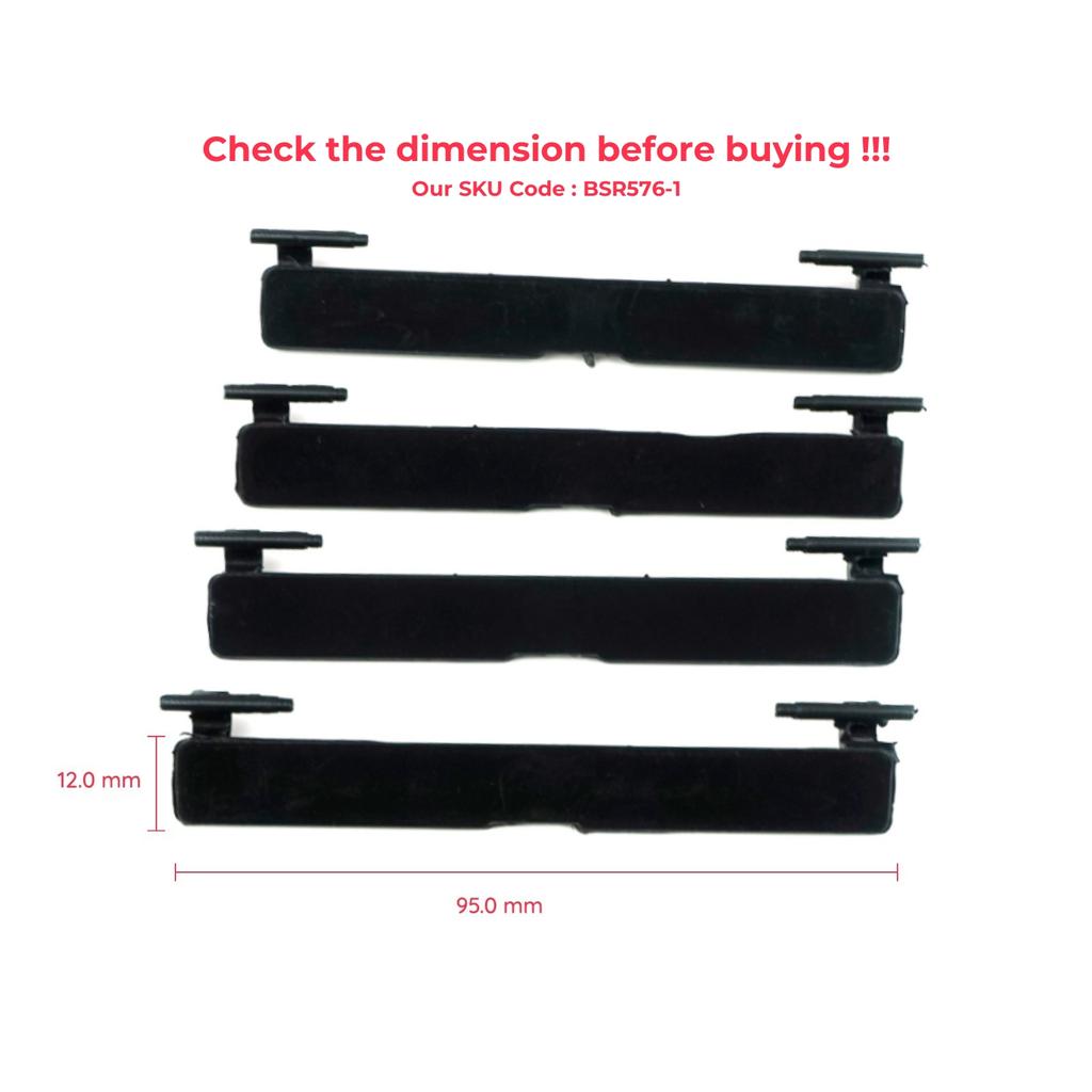 ESR576-1 4 Pieces Roof Luggage Rack Carrier Mounting Port Bag Rail Lid Cover 95 mm*12 mm for Mercedes C Class W205 S205 C205 2013-2023 2057504100