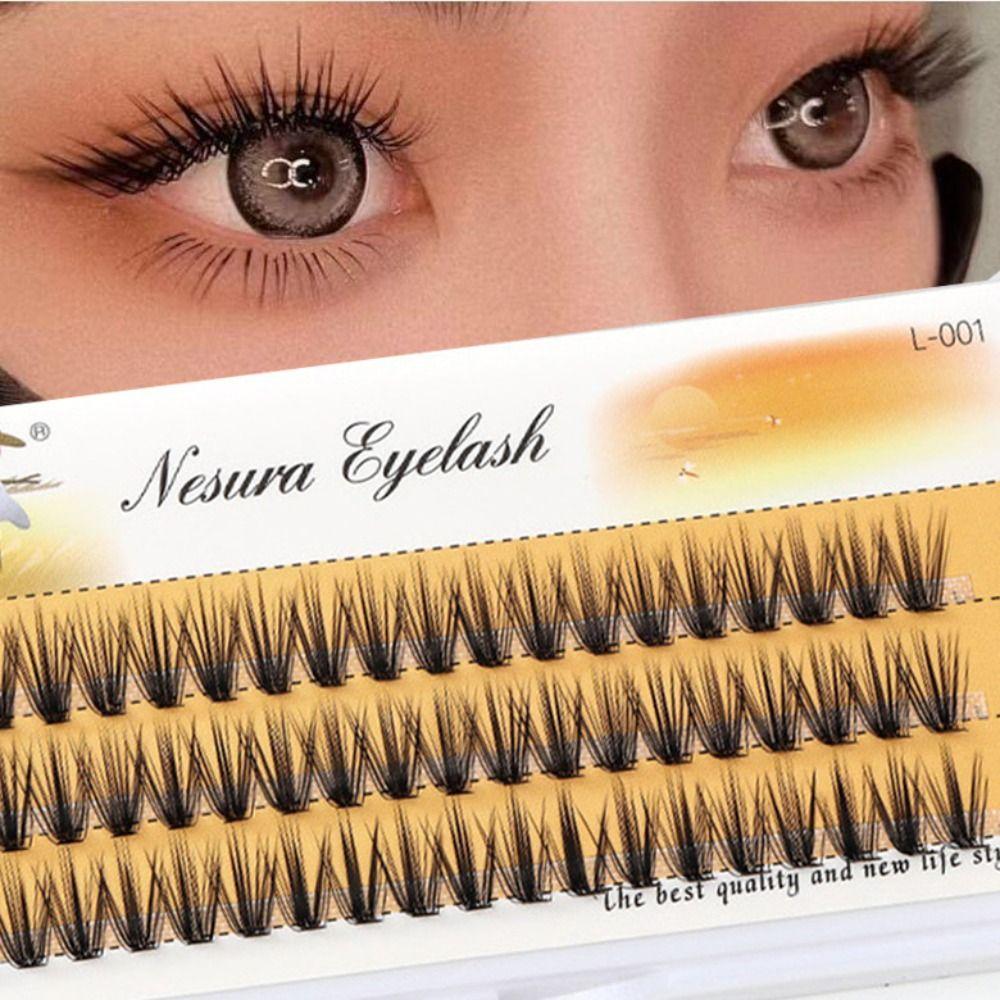 Segmented Individual Cluster Eyelashes 8-15mm L Curl False Eyelashes Eyelash Extension