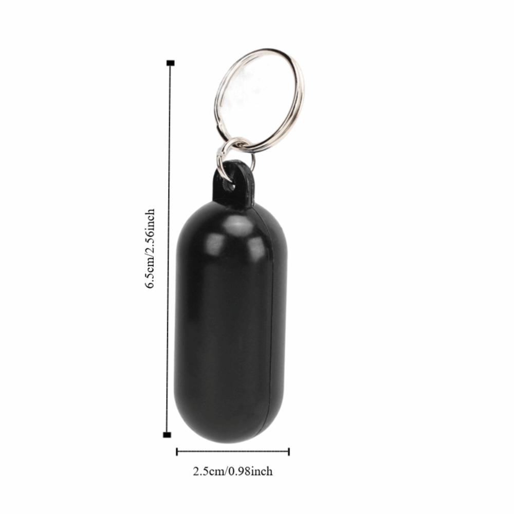 5 Pcs Lightweight Floating Keychain Capsule-Shaped Float Key Ring  Boating Accessories