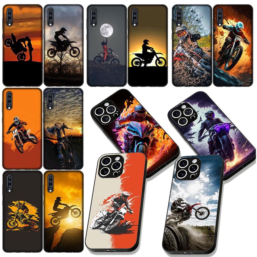 Чехол для телефона Moto Cross Motorcycle sports для Samsung Galaxy A06 A05 A14 A50 A51 A52 A12 A13 A23 A70 A07 A25 A26 A72 A56