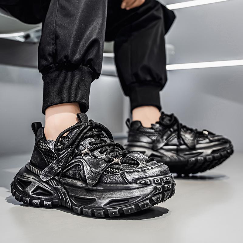 New Men's Fashion Casual Low Top Sports Shoes Students Thick Sole Comfortable Sneakers Boys Male Classic Breathable Basketball Shoes