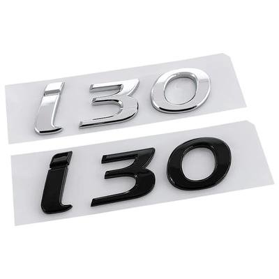 3D ABS Хром Черный Логотип I30 Шильдик Буквы Название Наклейка Значок Багажника Автомобиля
